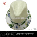 wide brim straw fedora hat